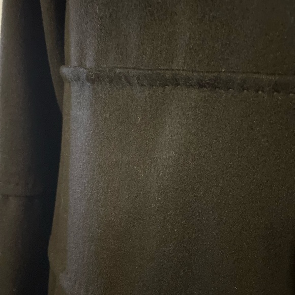 Stella McCartney Black Cashmere Wool Coat IT38 - Picture 5 of 9